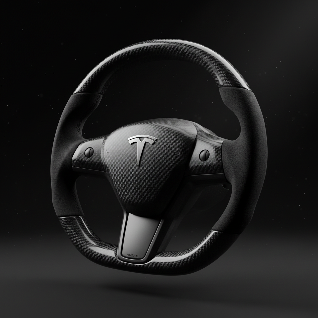 Funda volante carbono