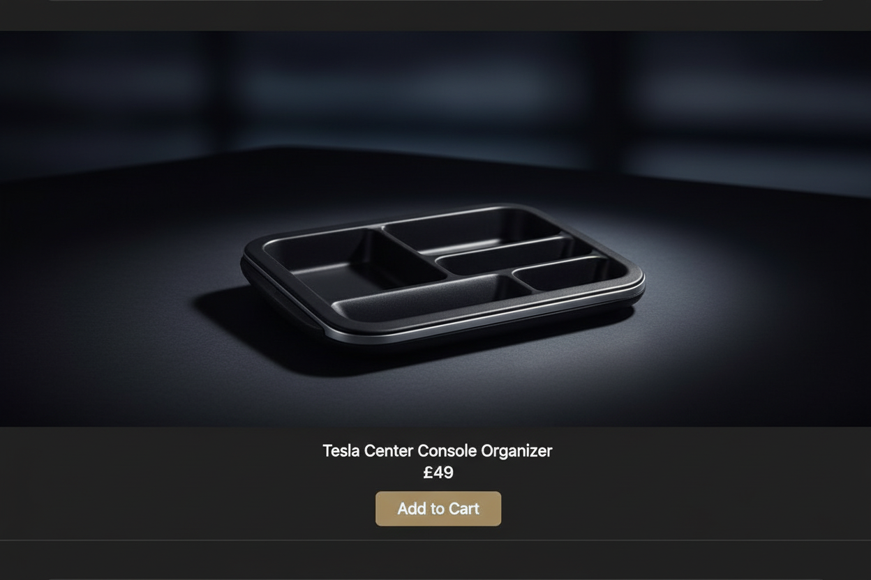 Tesla Console Organizer